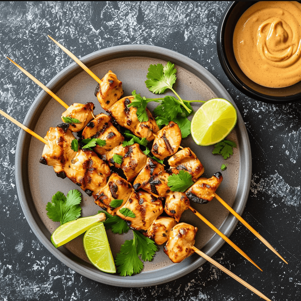 Satay Spieße Rezept Bild