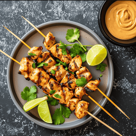 Satay Spieße Rezept Bild