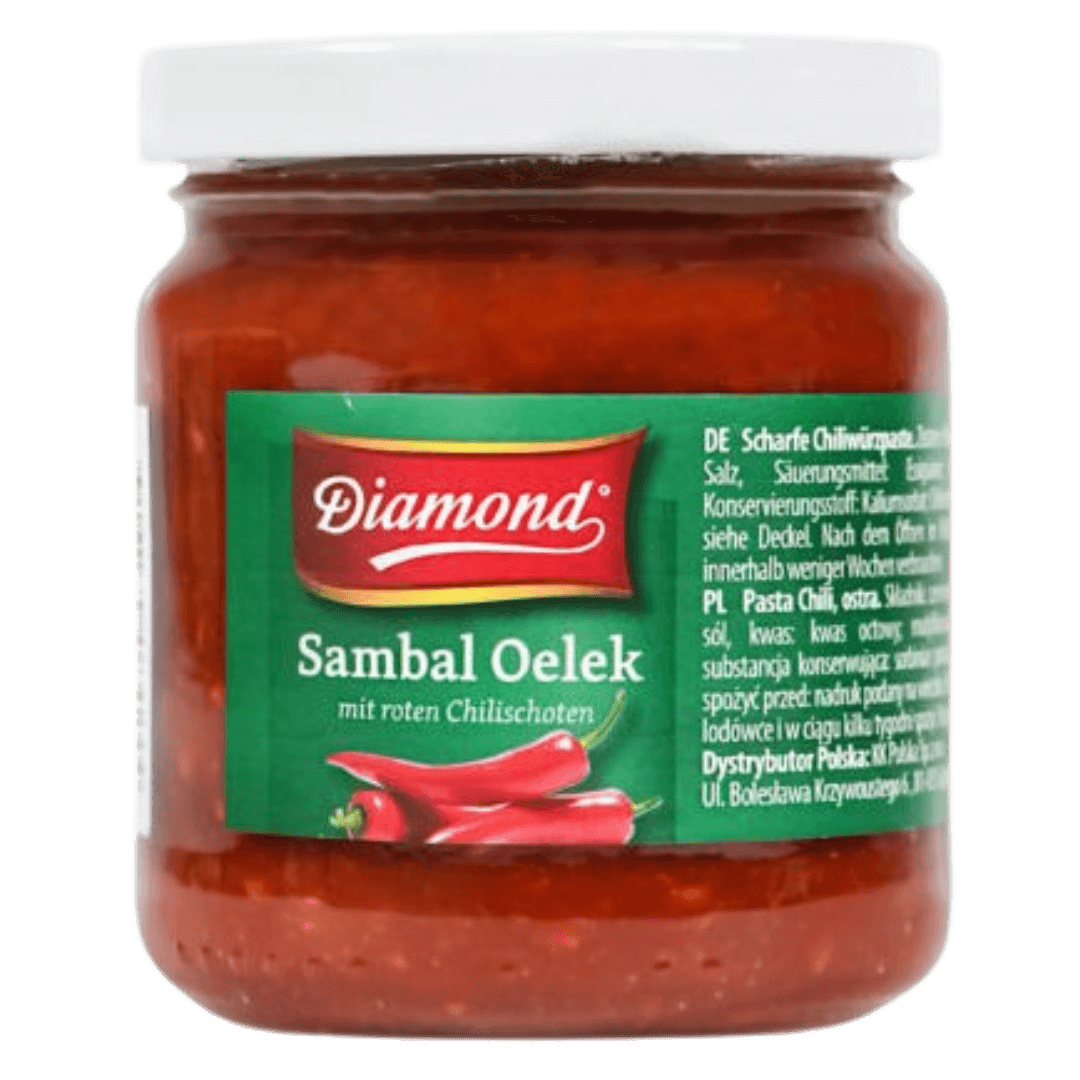 Diamond Sambal Oelek mit roten Chilischoten, sehr scharf 200 g