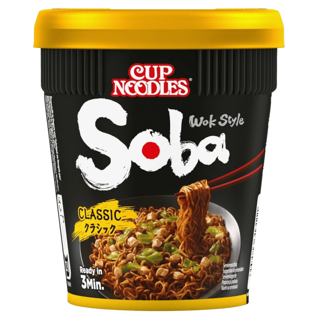 Nissin Soba Cup Noodles Classic Wok Style 90 g.