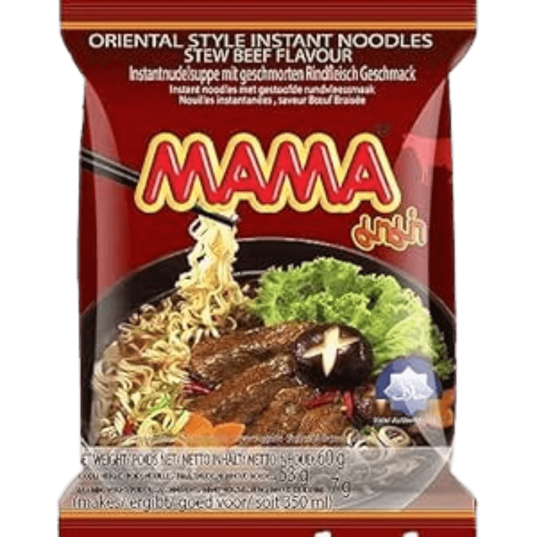 Mama Instant Nudeln Stew (geschmortes Rind) 60 g.