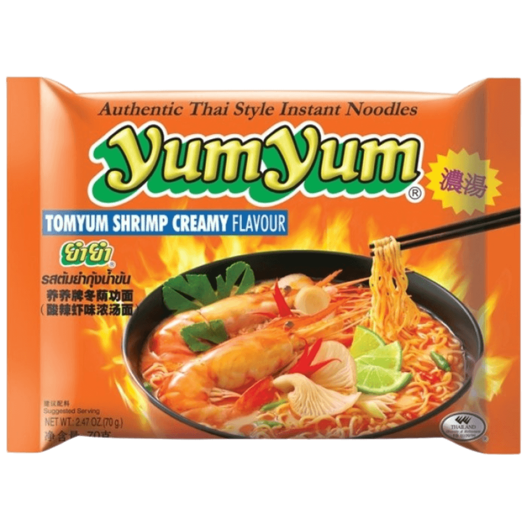 YumYum Instant Nudeln Tom Yum Shrimp Creamy Flavor 70 g