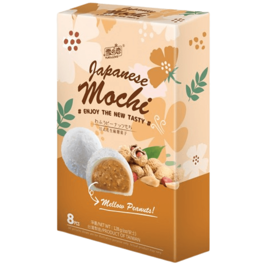 Yuki & Love Mochi-Reiskuchen mit Erdnuss-Geschmack 128 g