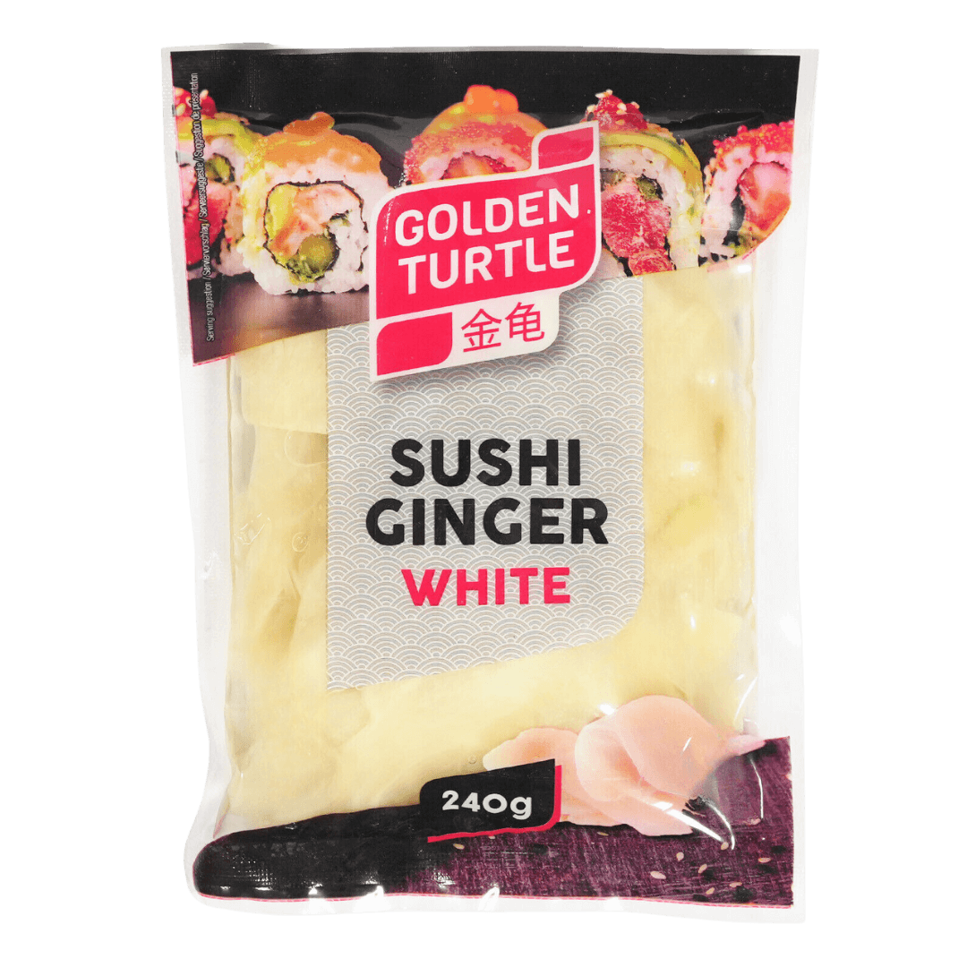 Golden Turtle eingelegter Sushi Ingwer 240 g / ATG 160 g