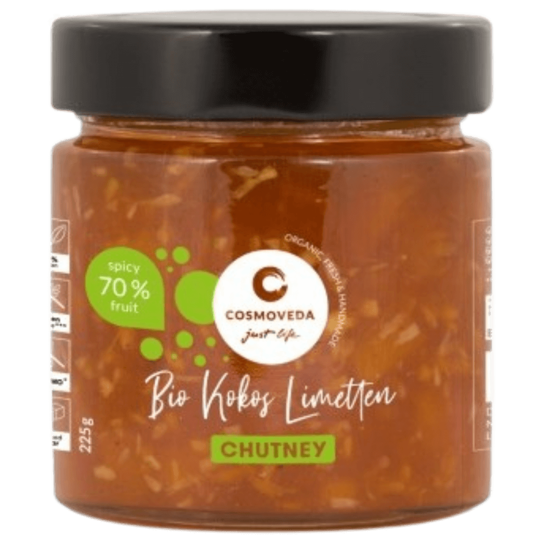 Cosmoveda Bio Kokos Limetten Chutney 225 g