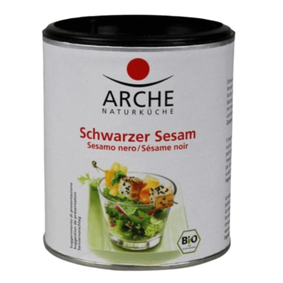 Arche schwarzer Bio Sesam, 125 g Dose