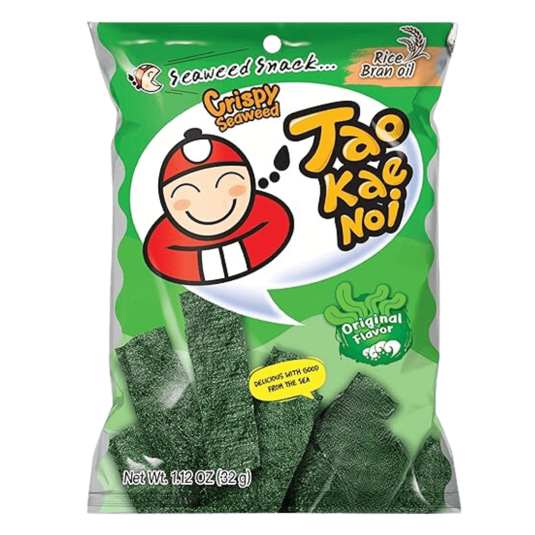 Tao Kae Noi Algensnack original (grün) 32 g.