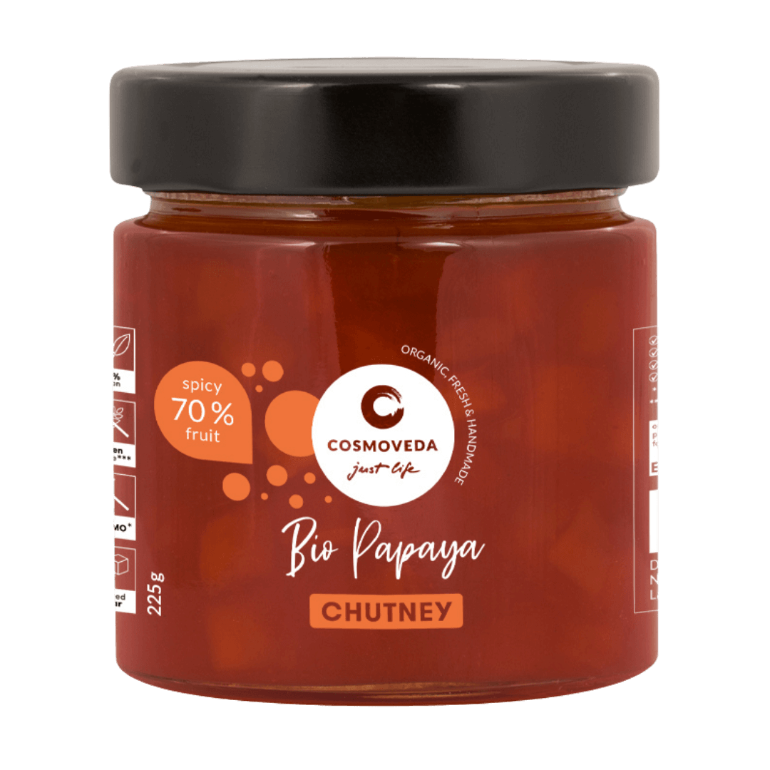 Cosmoveda Bio Papaya Chutney 225 g