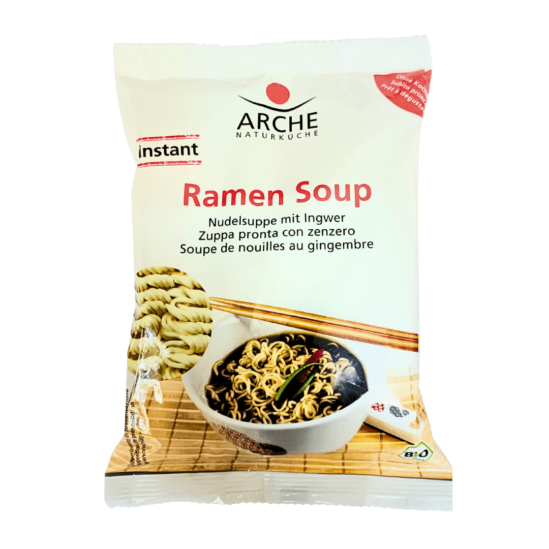 Arche Bio Ramen Japanische Nudelsuppe mit Ingwer 110 g.