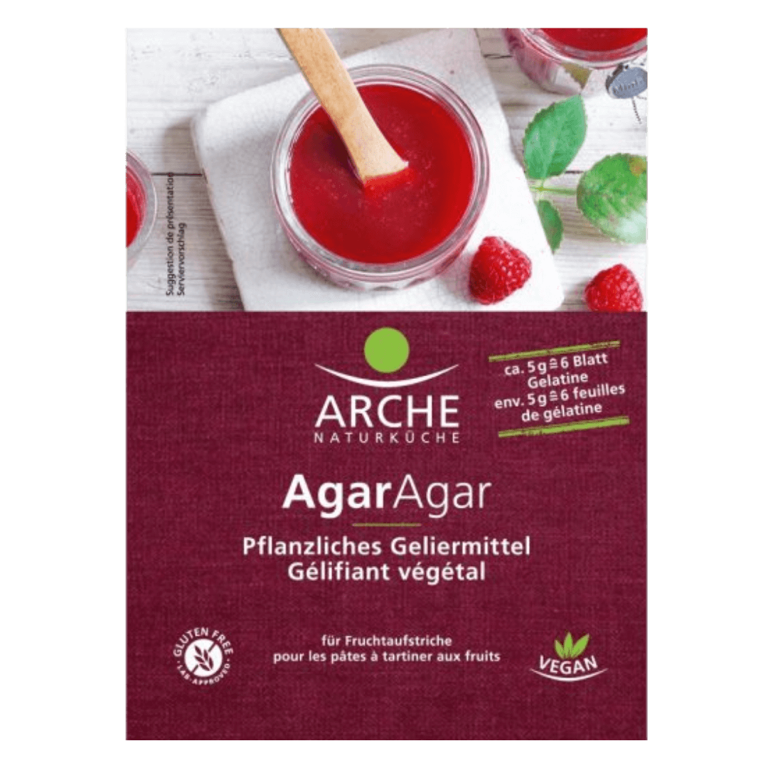 Arche Bio Agar Agar, pflanzliches Geliermittel, 30 g