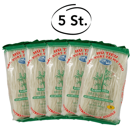 Bamboo Tree Reisnudeln, 1 mm, 400 g Maxi Sets