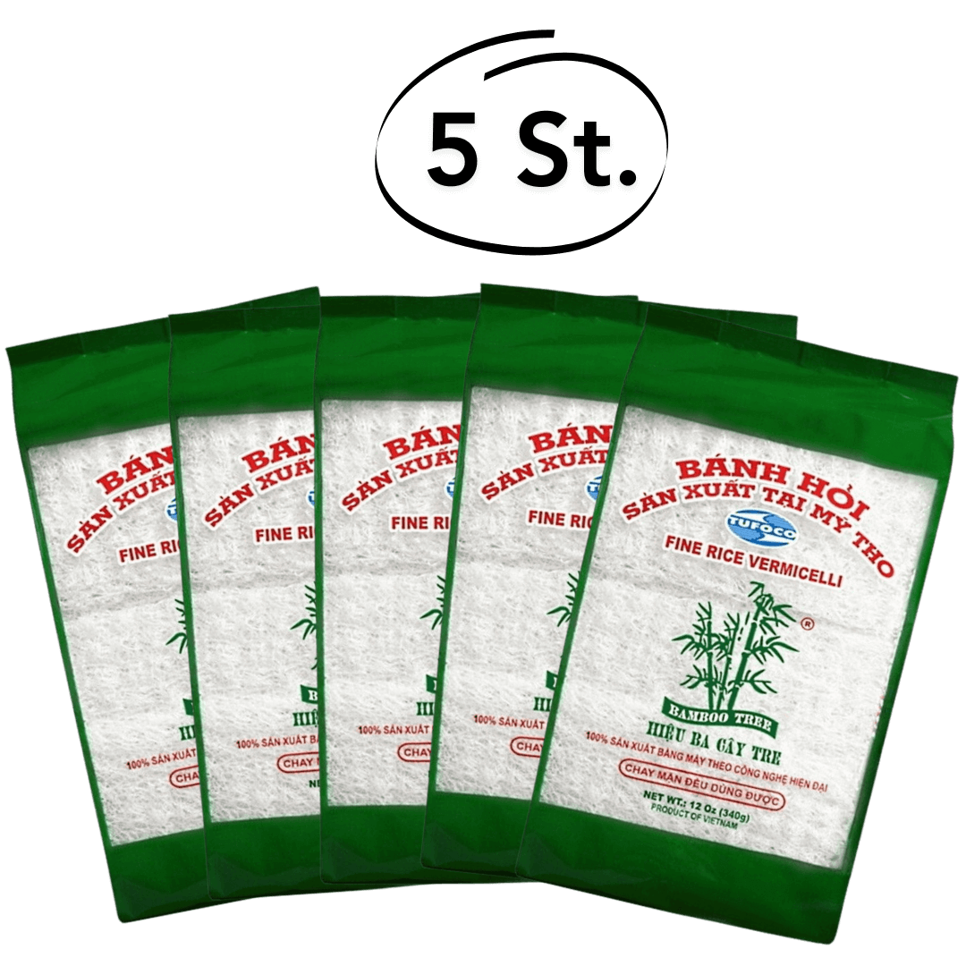 Bamboo Tree Reisnudeln, Vermicelli, 340 g. Maxi Sets