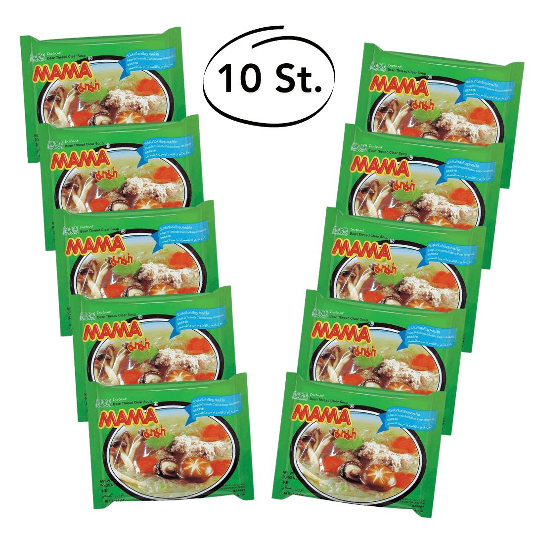 Mama Instant Glasnudel Suppe mit klarer Brühe 40 g Multi-Pack