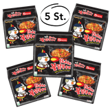 Samyang Instant Nudeln Buldak Nudeln Scharfes Huhn Ramen 140 g x 5 Packungen Maxi-Sets